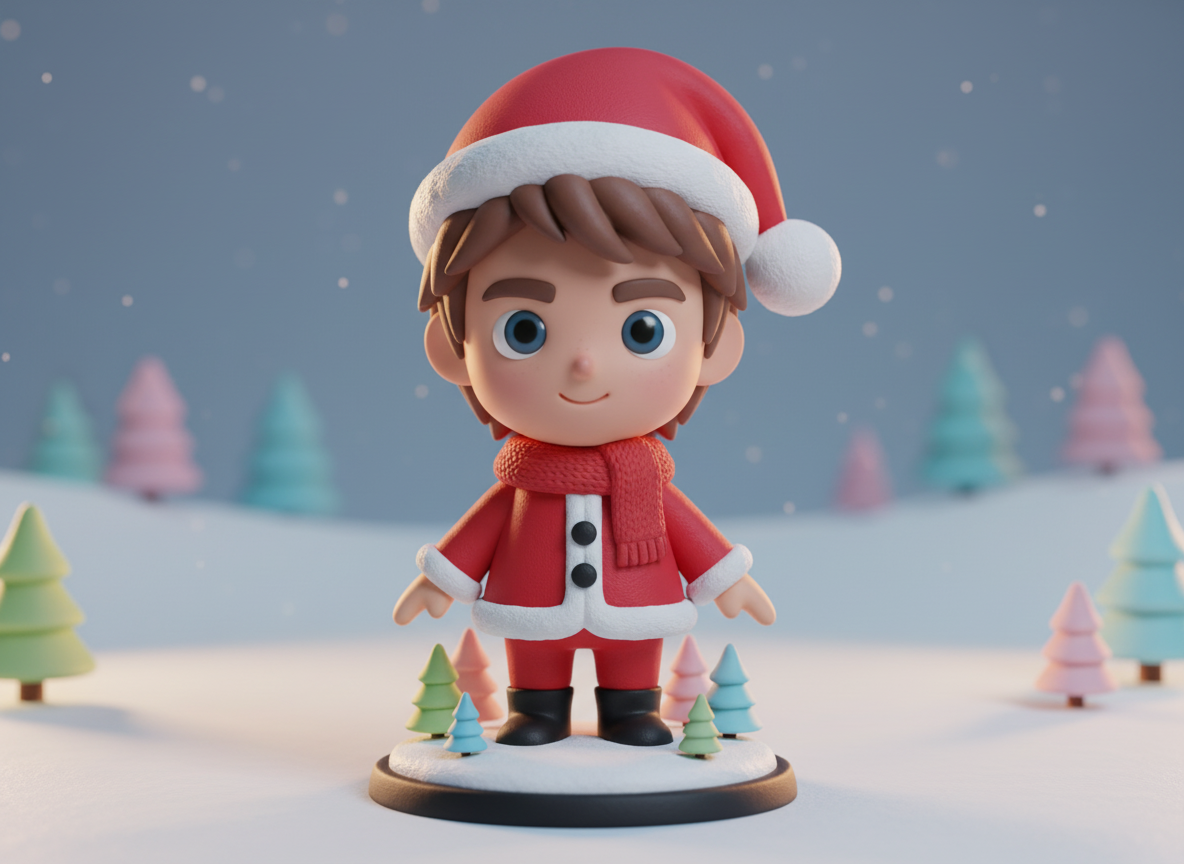 3D Christmas Clay